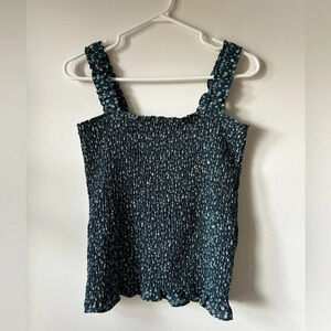 Far West Green Ribbed ‎ Tank Top
